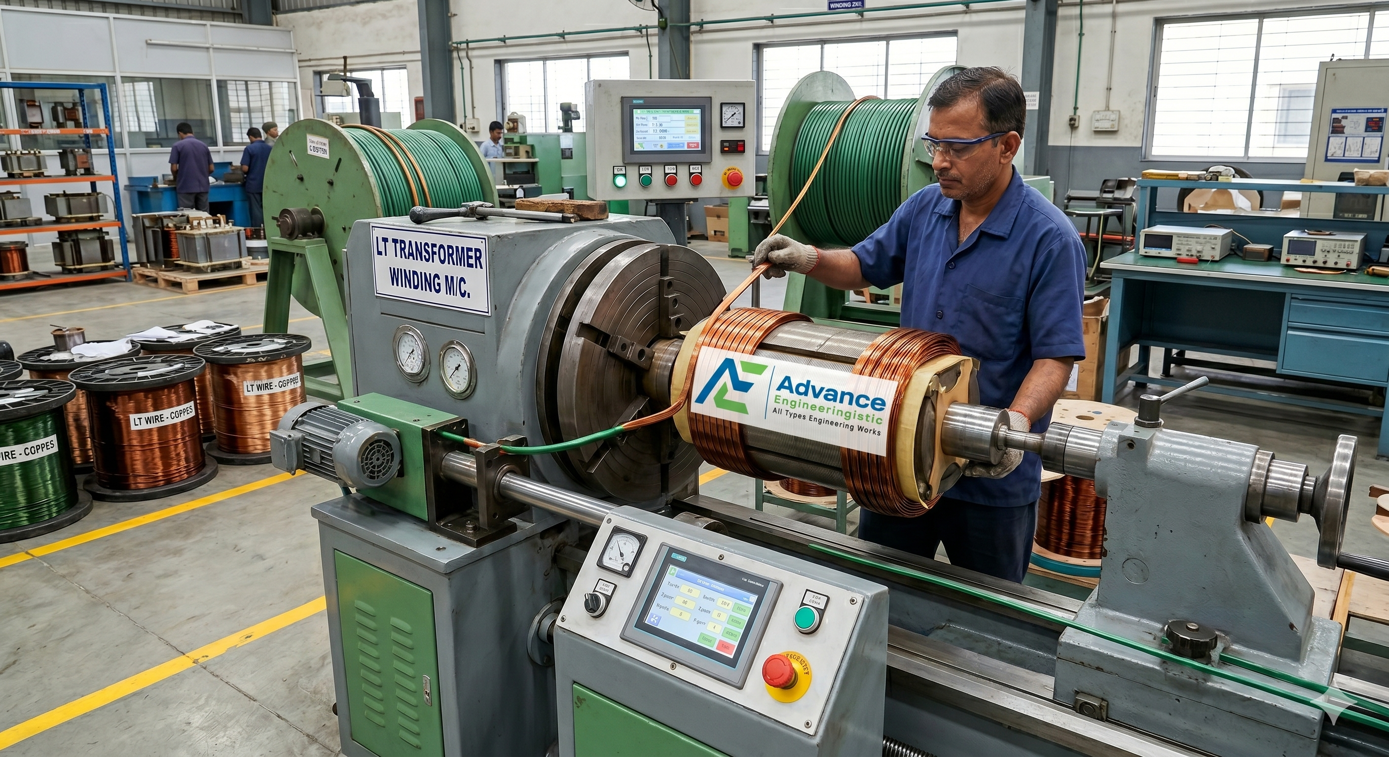 Transformer LT Winding Machine